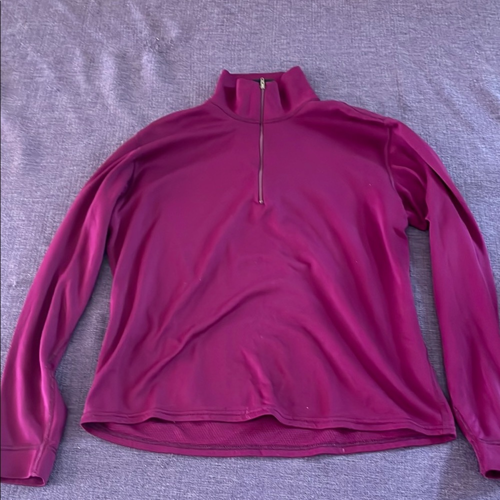 Women's Magenta Quarter-Zip Top